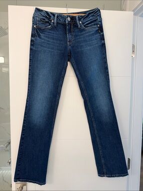 Silver Jeans Women's Dark Wash Boot Cut Jeans